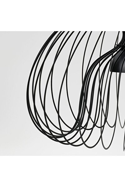 hobiurun Ikea Kallfront Pendant Lamp Lampshade, Black, 52 cm