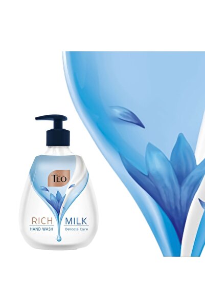 Teo Set 4 x Rich Milk Delicate Care Liquid Soap, 400 ml