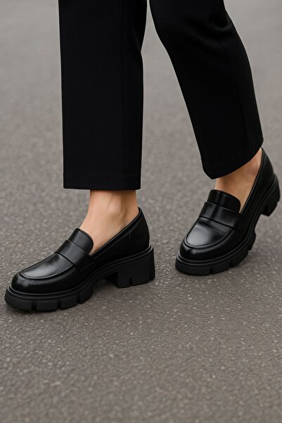 NİLNEHİR KADIN GÜNLÜK HAKİKİ DERİ LOAFER