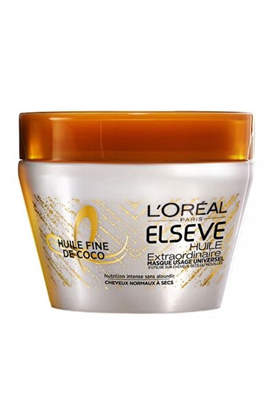 L'Oreal Paris Pack 3 x L'Oreal Elseve Extraordinary Coconut Hair Mask 300ml