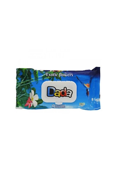 Dada Pachet de 6 șervețele umede cu flori exotice - 100 buc fiecare