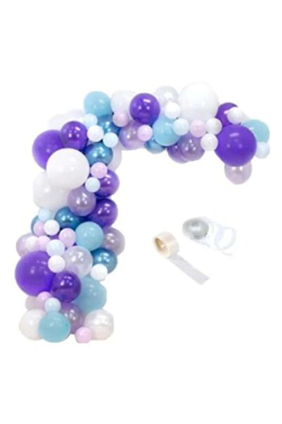 Domi Party & Gifts Set de 69 de baloane ESB pentru aranjament arcuit - Mov/Al...