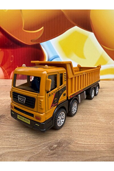 scntoys OYUNCAK SÜRTMELİ KIRILMAZ İŞ MAKİNASI KAMYON OYUNCAK METAL KAMYON İŞ ...