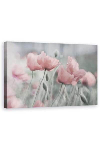 Tablouri Decor Tablou Canvas - Incet, Floare, Vara, Romantic, Gradina, Roz, M...