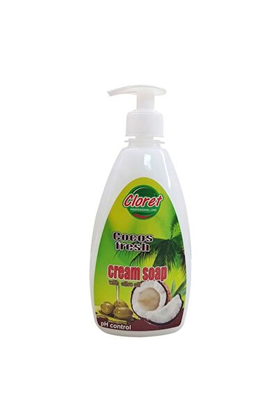 Cloret Pachet de 3 săpunuri lichide Cremos cu nucă de cocos proaspătă 500 ml