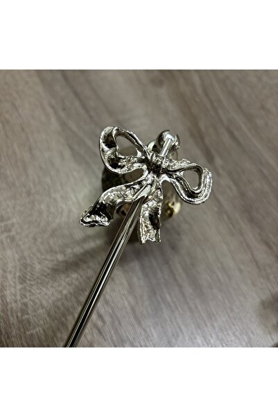 Mercan Tasarım Atölyesi FİYONKLU METAL MUM SÖNDÜRÜCÜ-GÜMÜŞ