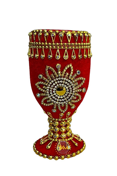 Tekin kına Handcrafted Cup Jewelry with Needle for Weddings and Celebrations