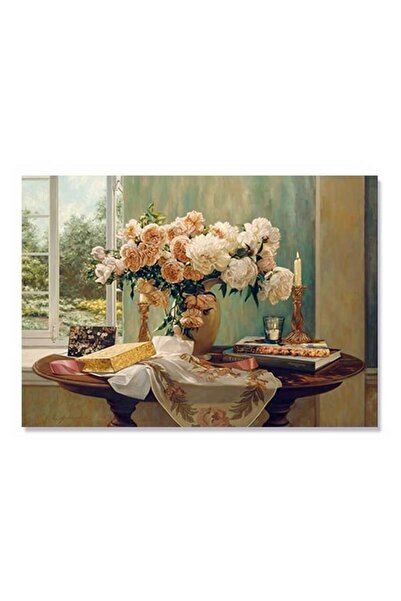 Tablouri Decor Tablou Canvas - Bujori, 60 x 80 cm