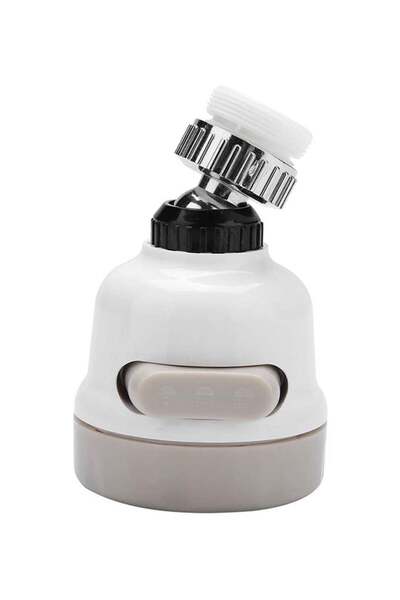 Yailla Generic Rotating Moveable Kitchen Tap Water Spray For Dish Cleaning White/Beige