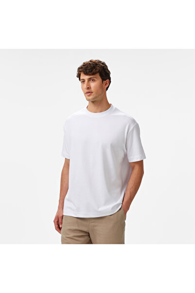 Nautica Erkek Beyaz Oversize Fit T-Shirt