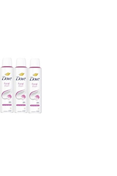 Dove Floral Fresh Antiperspirant Set 3x150ml Spray for Women