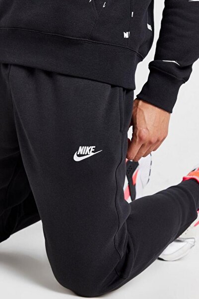 Nike Nsw Clup Jogger Erkek Siyah Şardonlu Eşofman Altı