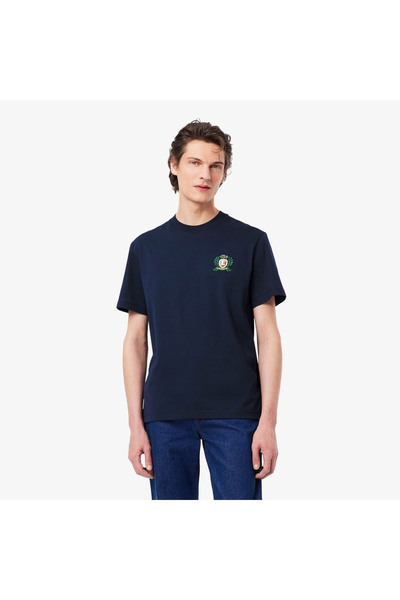 Lacoste French Made Embroidered Badge T-shirt