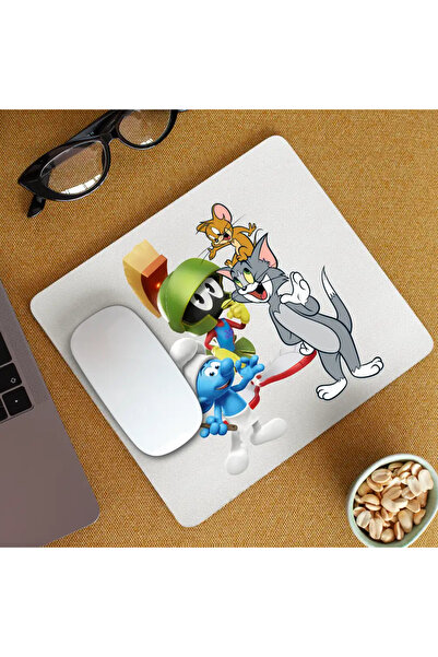 OEM Mousepad Marvin Smurfs Tom Jerry Martian Chef