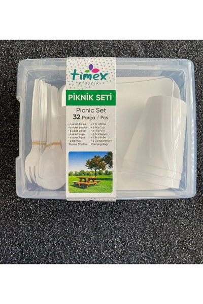 AYB 6 kişilik piknik seti