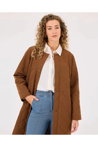 SCL Γυναικείο καπιτονέ παλτό ANORAK με κουμπιά 10002421411003