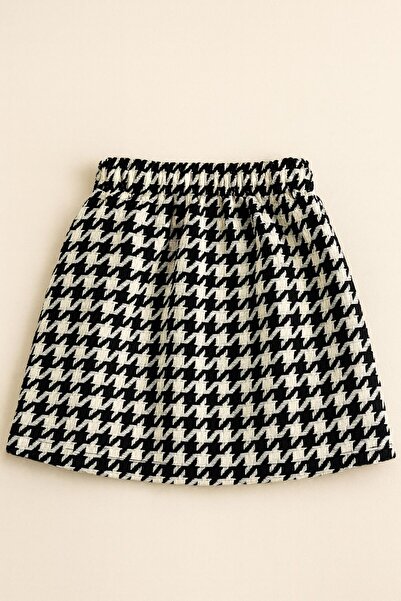 UESKİDS Girl's Chanel Fabric Basic Skirt
