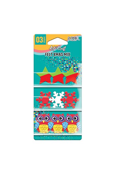 S COOL Accesorii pentru artizanat, modele de Crăciun din fetru - S-COOL