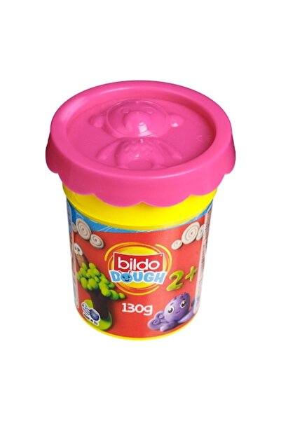 OEM Bildo playdough pink with animal-shaped lid 130g