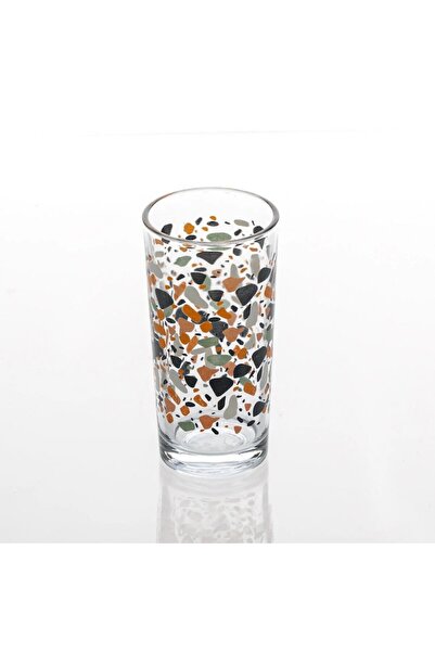 OEM Transparent Glass "Mosaic" Water Glasses 250ml - 6pcs