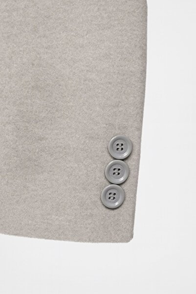 Plus Scorpion Erkek Uzun Kaşe Kaban – İtalyan Kesim Slim Fit Şık Model