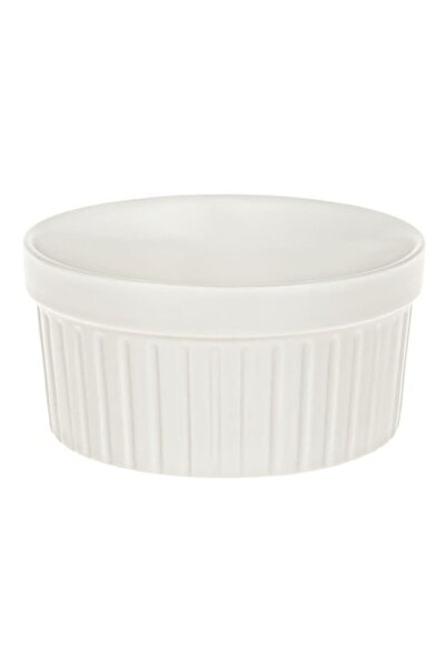 SHOPIENS Heat-resistant Ceramic Bowl, Round, Capacity 175ml, Color Ecru, Diameter 9.5cm