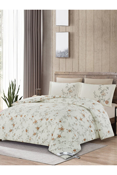 Doona طقم لحاف مكون من 6 قطع - مقاس كينج 260 × 240 سم، مطبوع، لجميع المواسم، من الألياف الدقيقة، حشوة 350 جرام لكل متر مربع.