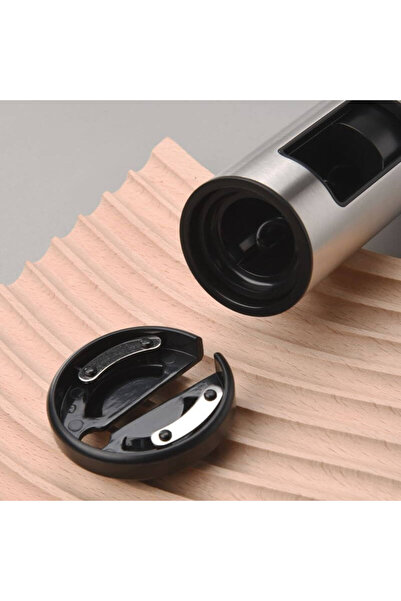 AB Luxury Concept Manual corkscrew set, 4 in 1 with foil cutter, vacuum stopper and pourer, ergonomic handle, aluminum