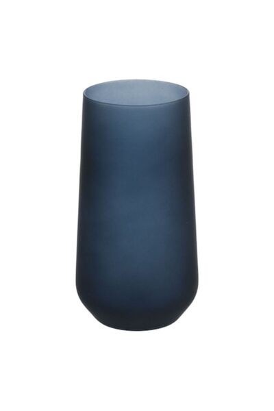 OEM Pahar înalt albastru mat „Safir” 500 ml