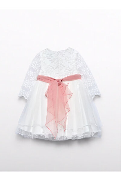 Abel & Lula Abel Lula Baby Girl Tulle Dress - White