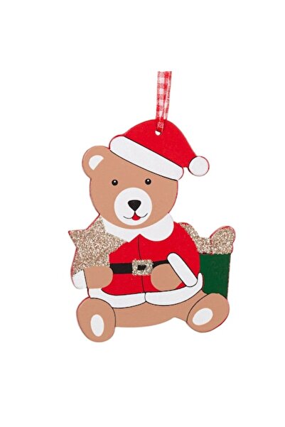 SHOPIENS Ornament de Crăciun, ursuleț decorativ, 10 cm