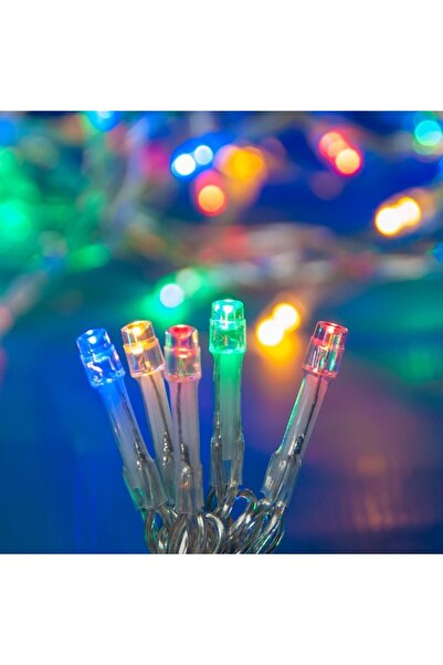OEM LED Curtain Light Set with 100 Bulbs, Extendable 4.6 m - Multicolor