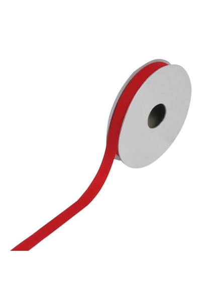 OEM Red velvet decorative Christmas tree ribbon - 5m x 9mm