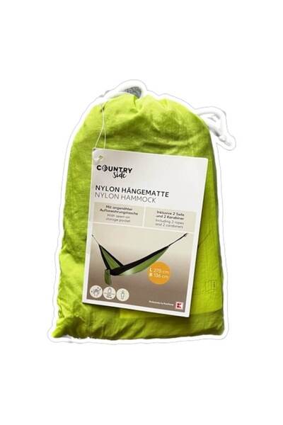 GOBI Hamac Country Side, ultraportabil, 100% nailon impermeabil, 400g, max 110kg, 136x275 cm, verde