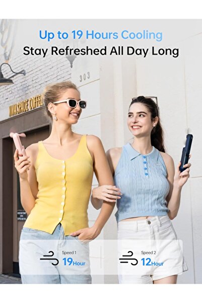 JISULIFE Handheld Fan, 3 IN 1 Mini Hand Fan, Portable USB Rechargeable Fan, Small Pocket Battery Ope