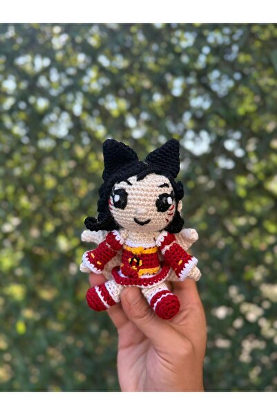 SLECrochet El Yapımı League of Legends AHRI Amigurumi Oyuncak – Karakter Figü...