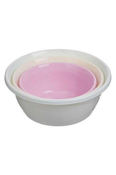 OEM Set of pastel plastic mixing bowls 1.5L/2.5L/4.5L - 3