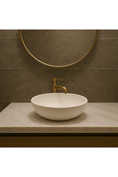 OEM SEMISFERA Semi-spherical Sink - Mineral Composite (White)