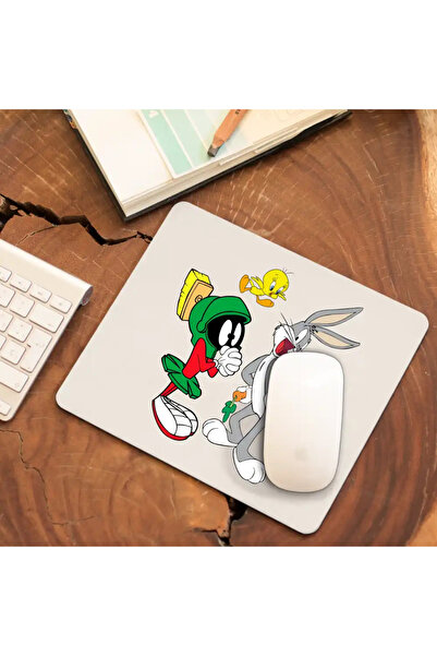 OEM Mousepad Marvin Bugs Bunny Tweety Warner Bros