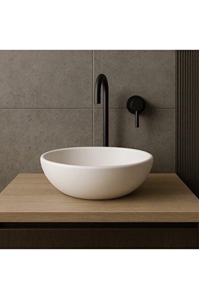 OEM NORMA Mineral Composite Washbasin ø39.7 cm White