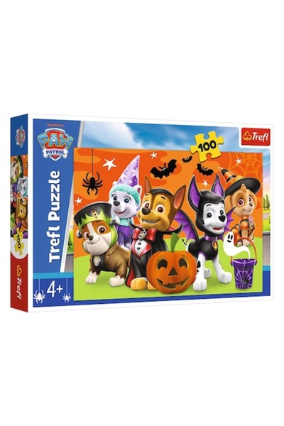 Trefl Puzzle Patrula Cățelușilor de Halloween (100 de piese) -