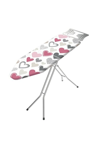 SHOPIENS Masă de călcat metalică, pliabilă, suport pentru fier de călcat, ant...