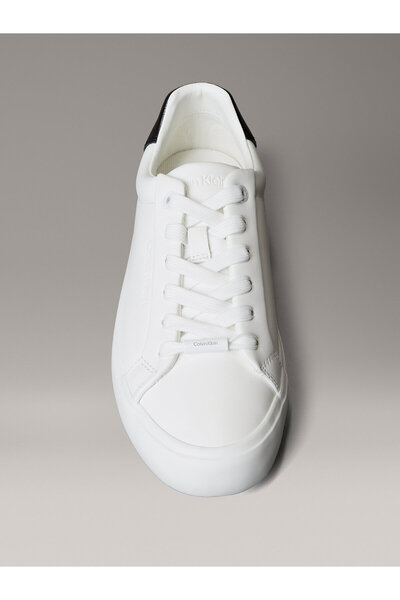 Calvin Klein Smooth Leather Embossed Logo Sneakers