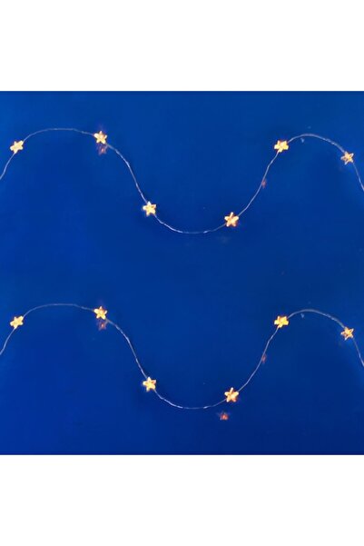 OEM Șir de lumini de Crăciun cu 20 de becuri cu baterii, steluțe transparente...