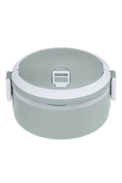 OEM Round thermal food container, gray, 500 ml