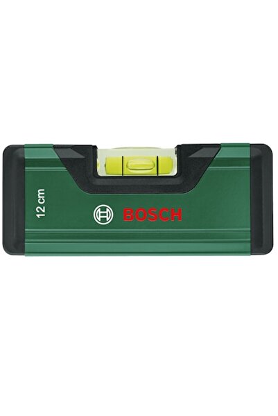 Bosch 12 cm spirit level, 1 bubble, 0.05 mm/m accuracy, aluminum