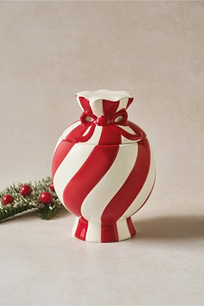 Karaca New Year Yılbaşı Candy Twist Saklama Kabı 540 ml
