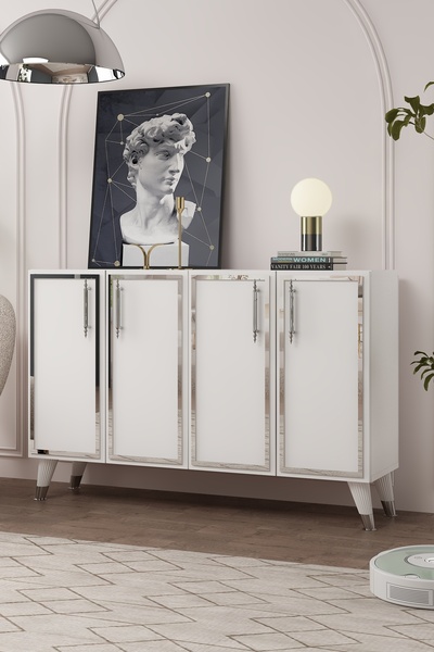 cantek dizayn 8193KM-128CT KONSOL,KAHVE KÖŞESİ,AYAKKABILIK,OFİS EVRAK DOLABI,MUTFAK KİLER DOLABI,TV ÜNİTESİ-BG