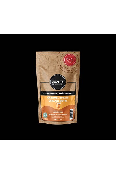 Zavida Cafea Caramel Royale - 340 g boabe întregi