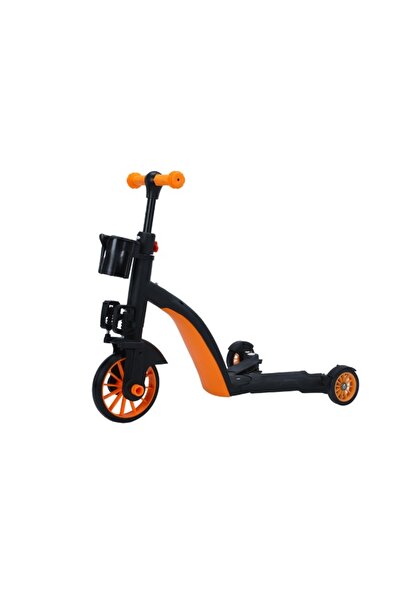 Doris Multifunctional scooter 8in1 Orange transformable into tricycle, balance bike, scooter